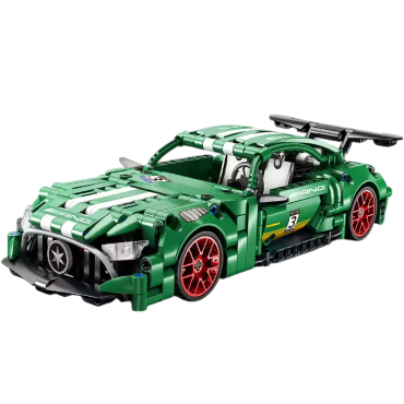 KIT DE BLOCOS DE MONTAR MACHINE PLAYER CARRO DE CORRIDA 1/18 456 PEÇAS 89106